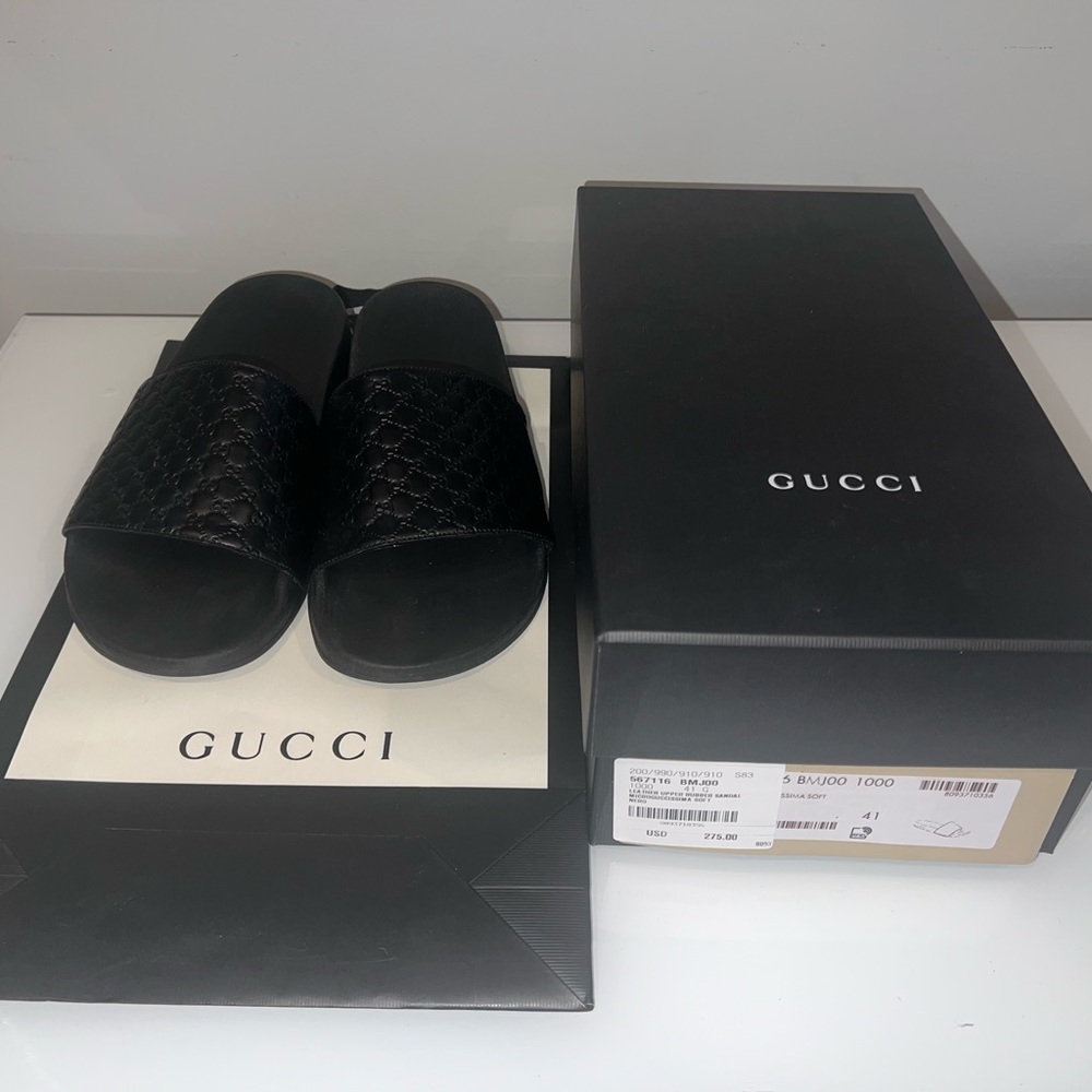 Authentic Gucci Slides - Picture 4 of 13